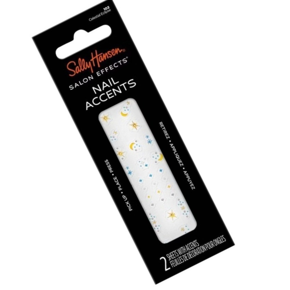 Sally Hansen Salon Effects Nail Accents Celestial Eclipse 102 Stars Moon NEW